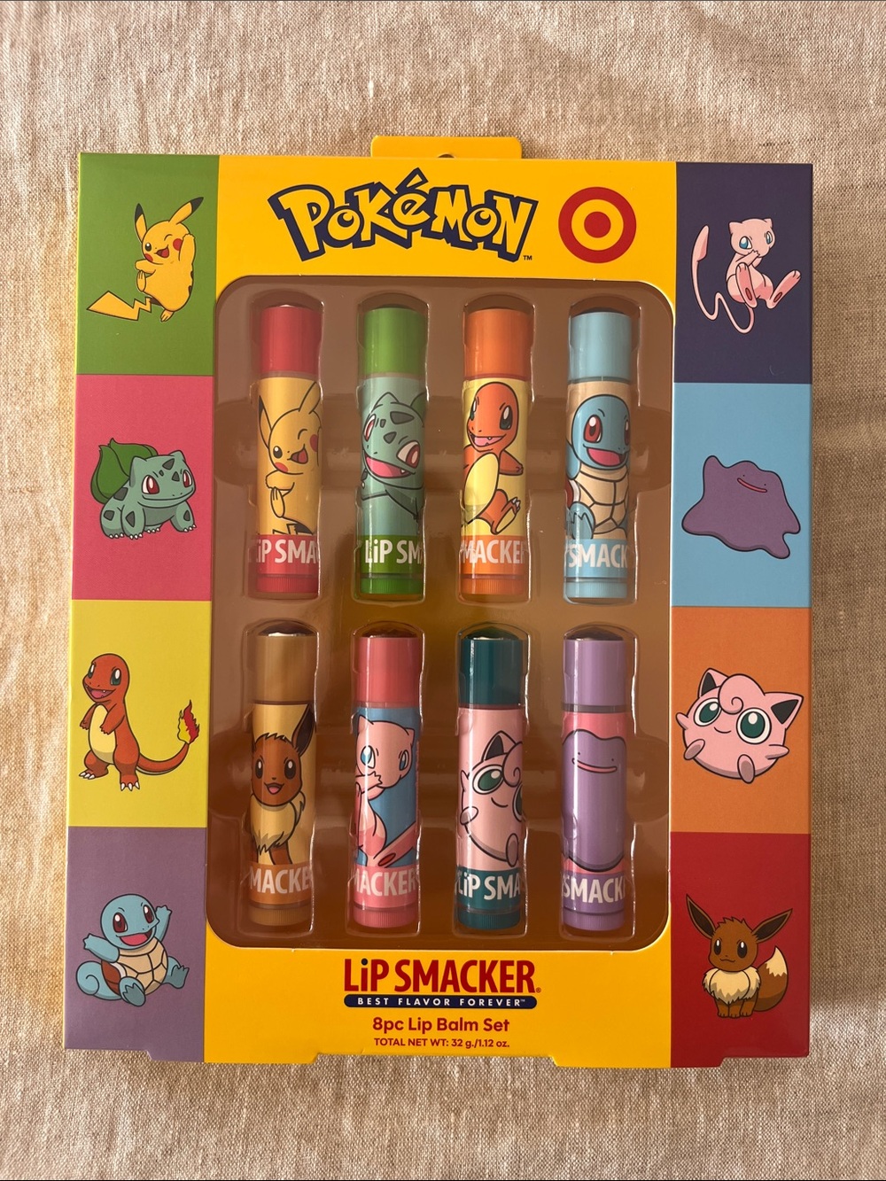 Pokémon 8pc Kids Lip Balm Set - Multicolor